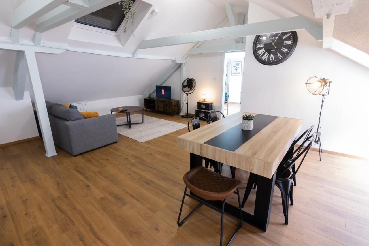 Appartement Atypique Proche Gare/ Dans L'Hyper-Centre Spacieux Pour 6P Au Coeur De Mulhouse Exterior photo